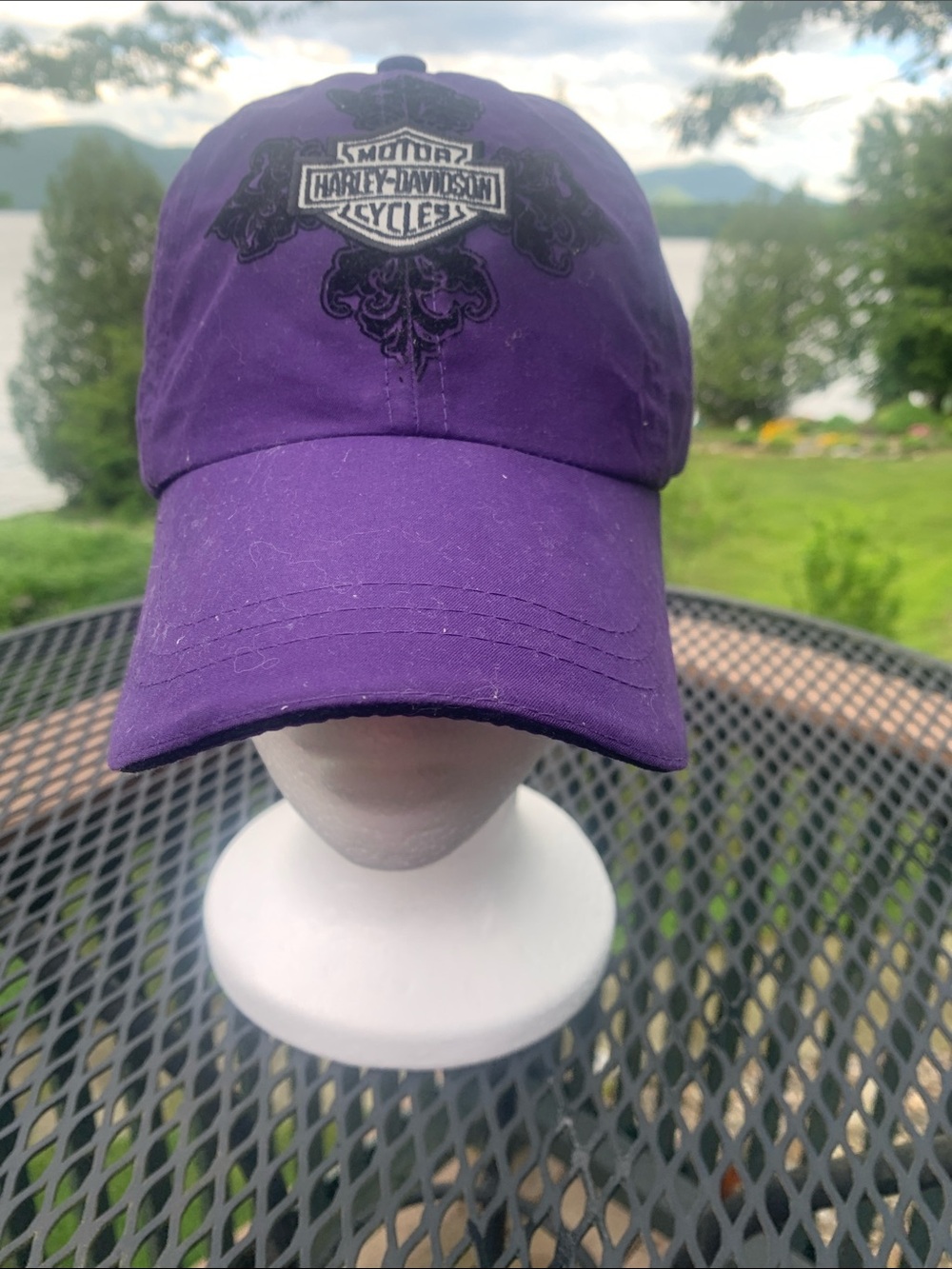 Harley-Davidson Purple Embroidered Logo Cap